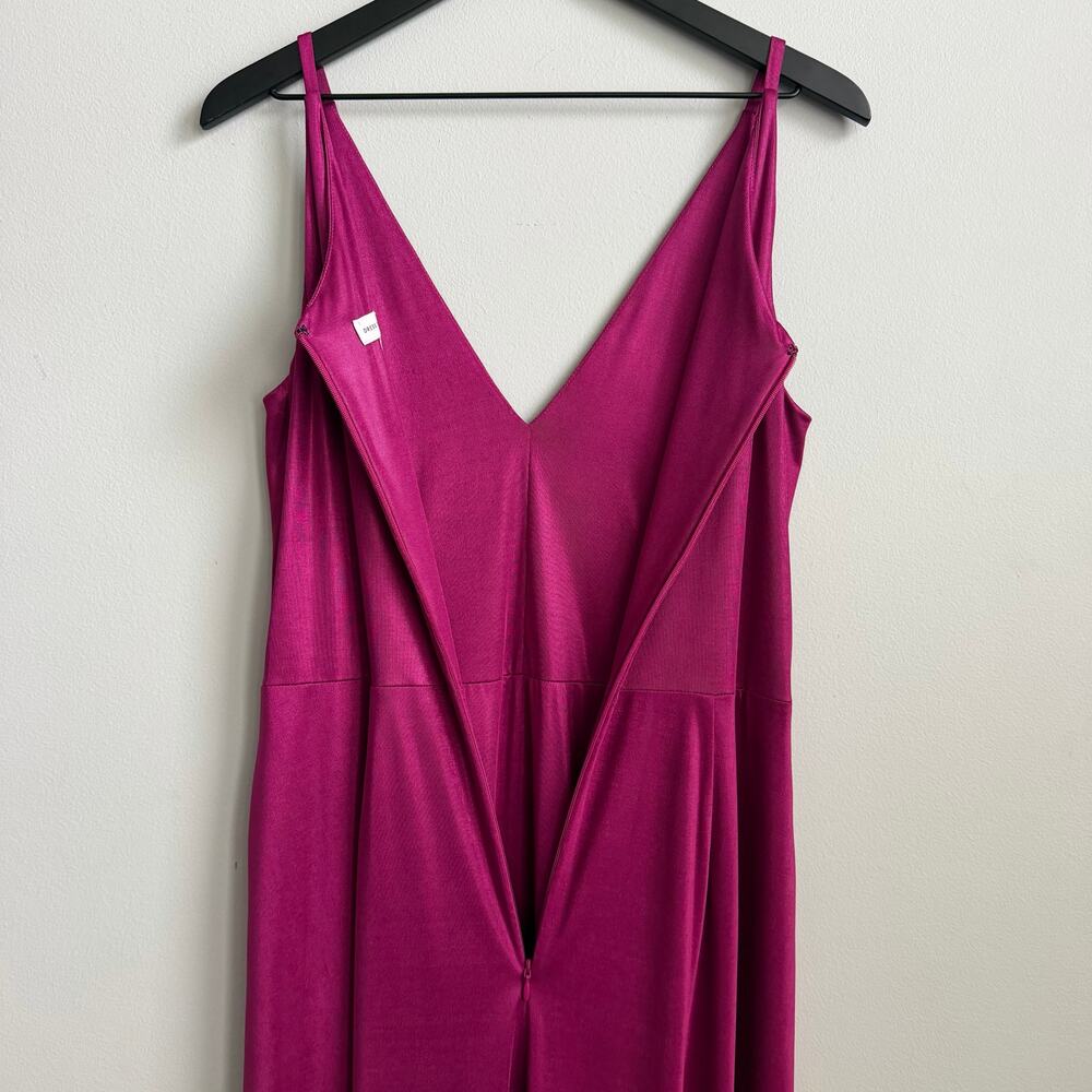 Dress the Population Serafina Midi Dress in Dark Magenta Size Large - Picture 11 of 15